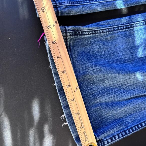 Ariat Denim Jeans trouser Size 32 Blue Slim Fit Button Closure Denim Pockets - Picture 7 of 12